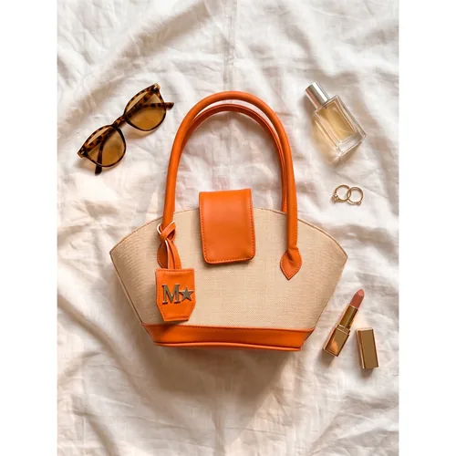 Bolsa Atenea personalizada con letras metálicas