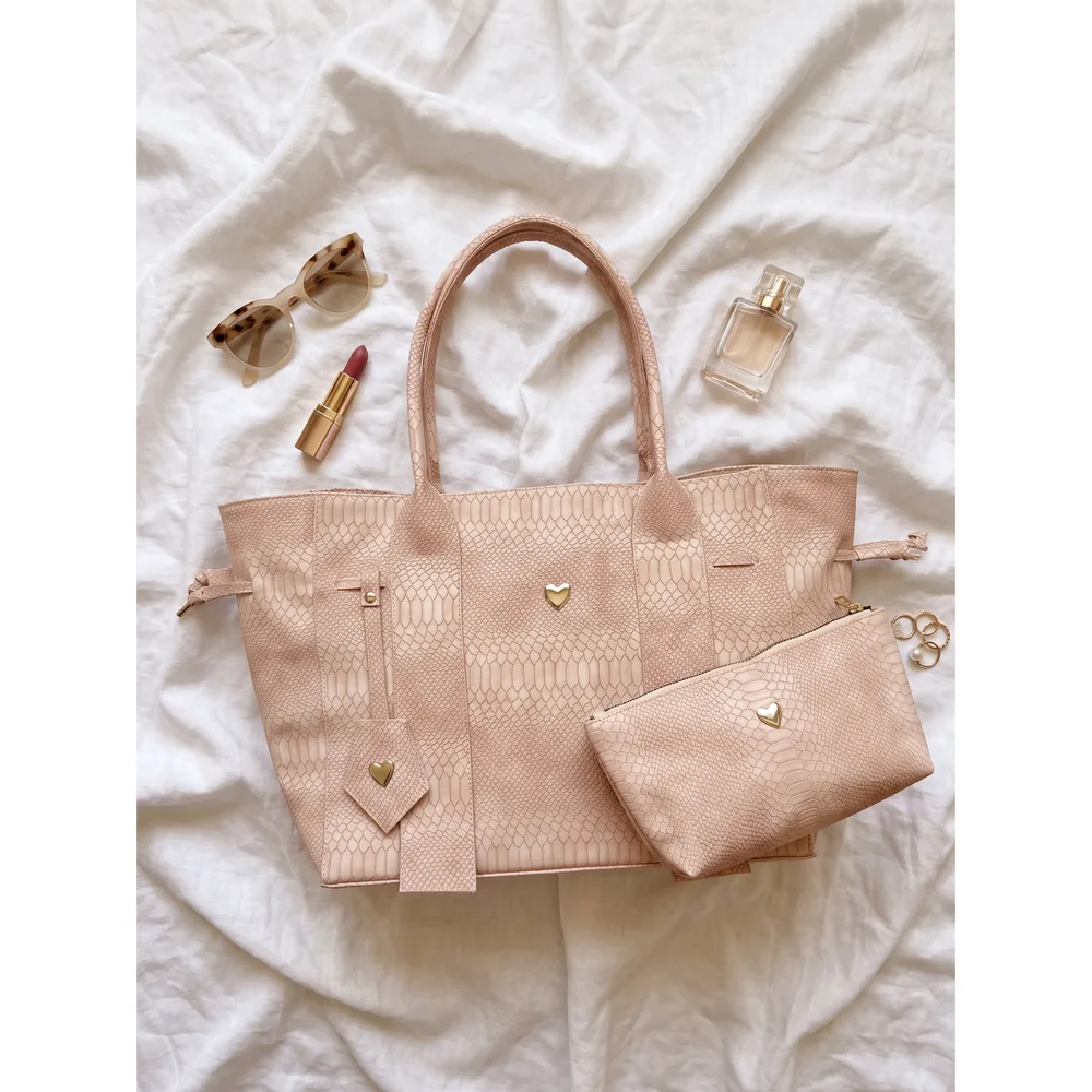 Caliope Maxi — bolsa personalizada con letras metálicas