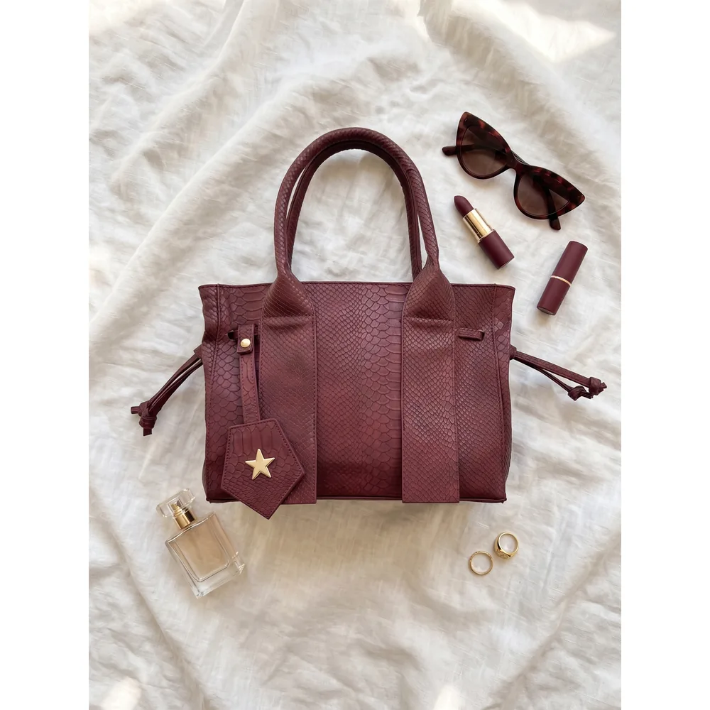 Caliope Midi — bolsa personalizada con letras metálicas
