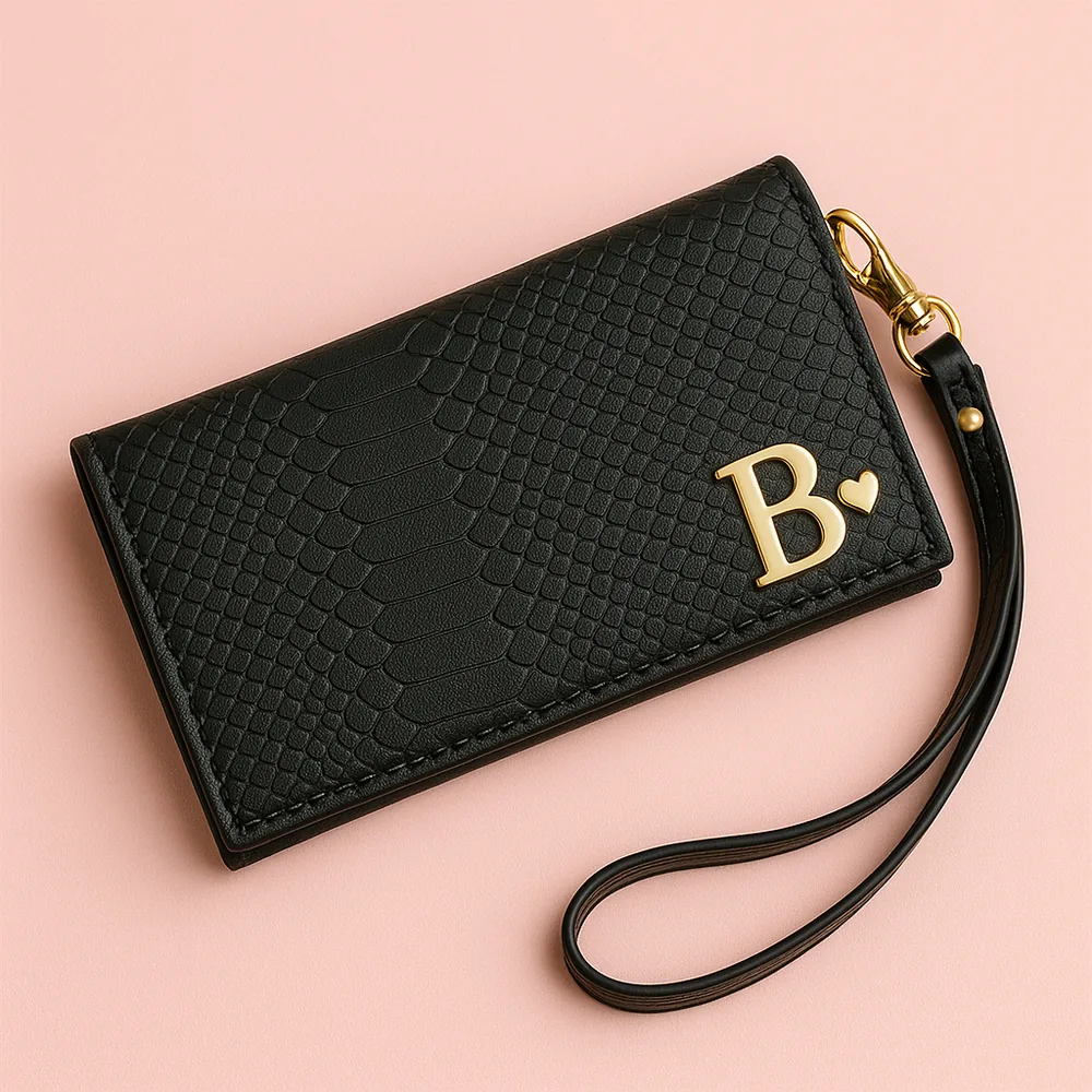 Cartera Full — bolsa personalizada con letras metálicas
