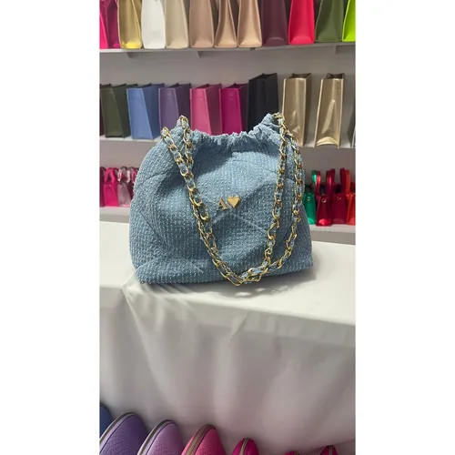 Bolsa Coco Maxi personalizada con letras metálicas