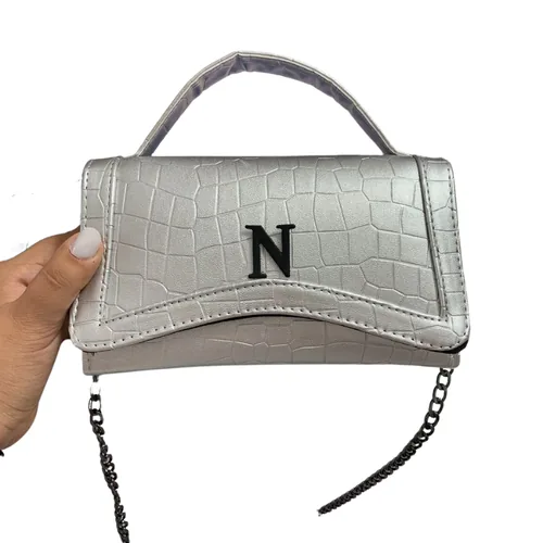 Bolsa Glamour personalizada con letras metálicas