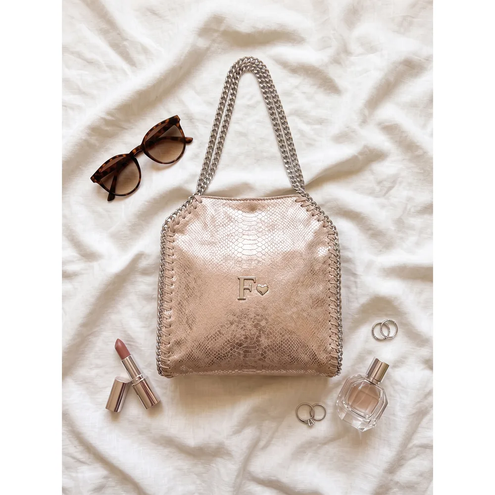 Hebe — bolsa personalizada con letras metálicas