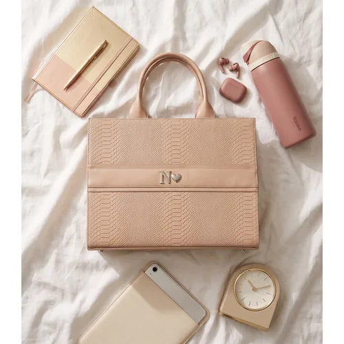 Bolsa Hera Maxi personalizada con letras metálicas