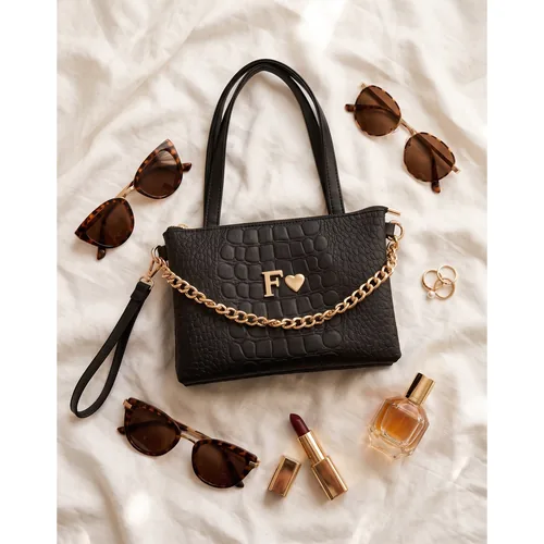 Bolsa Hestia personalizada con letras metálicas