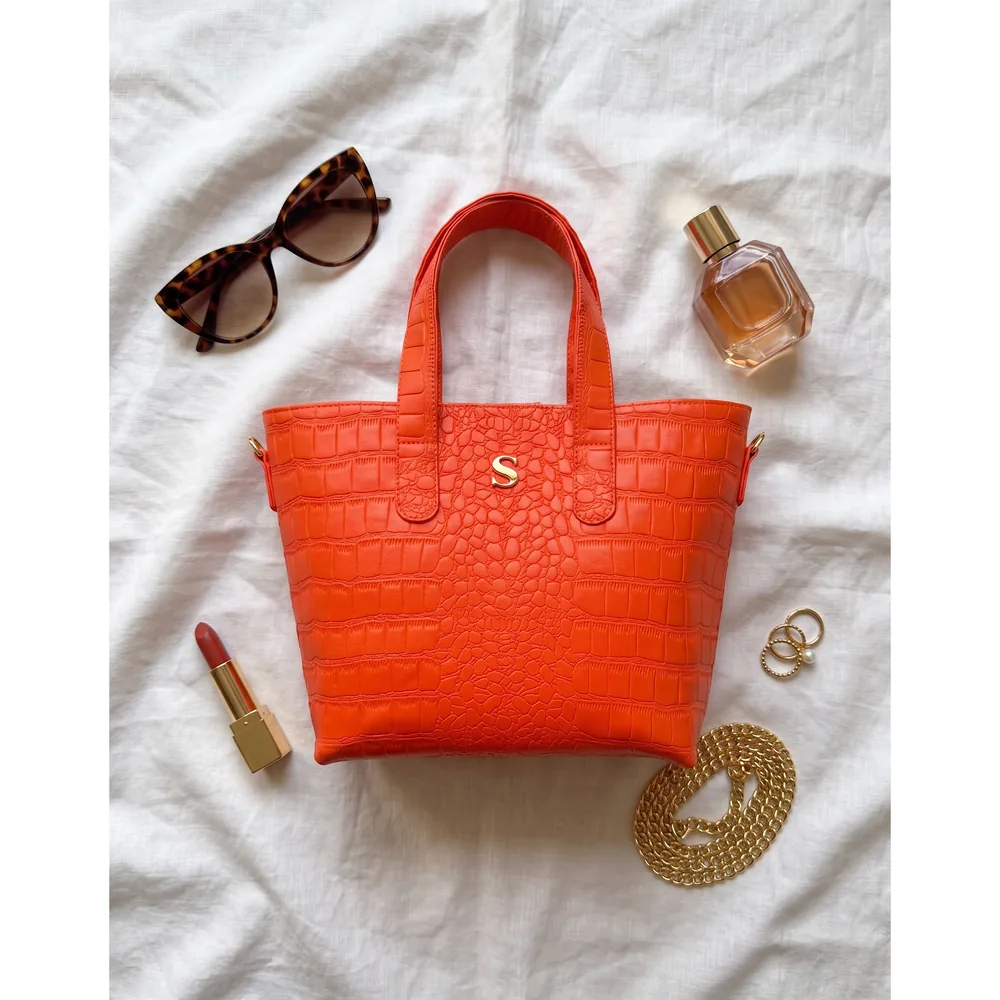 Megara — bolsa personalizada con letras metálicas