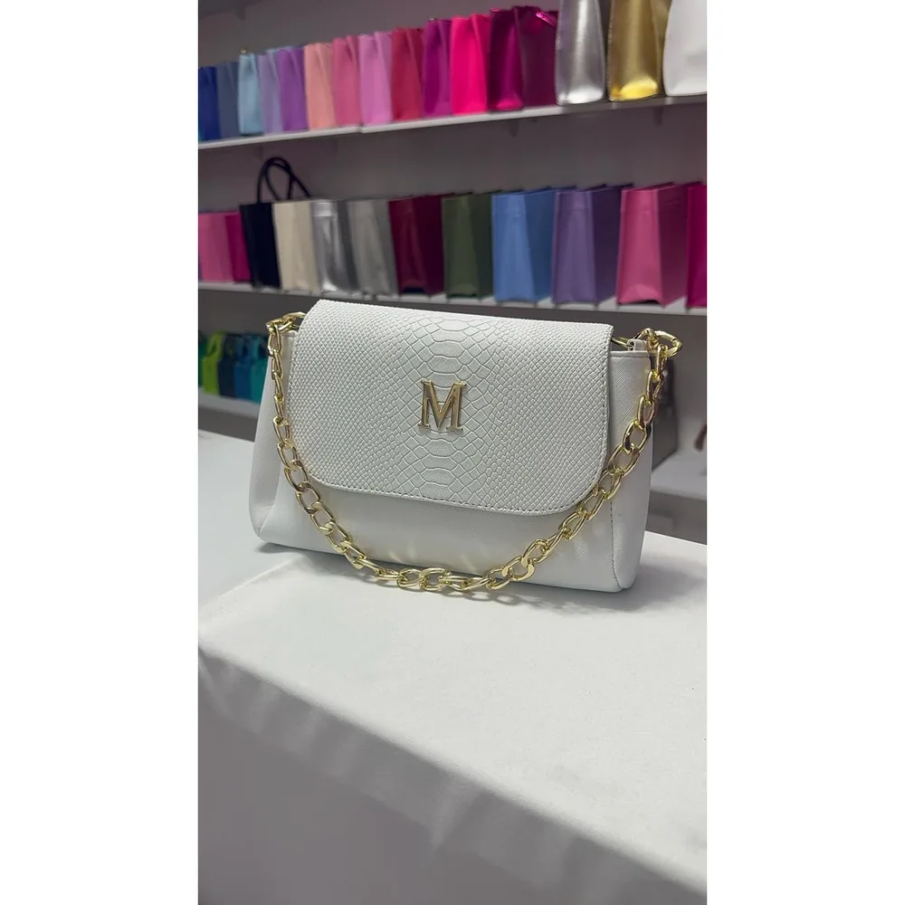 Musa — bolsa personalizada con letras metálicas