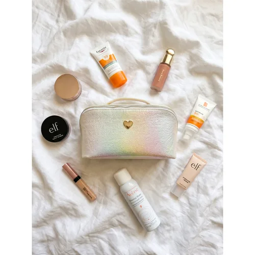 Bolsa Neceser Viaje personalizada con letras metálicas