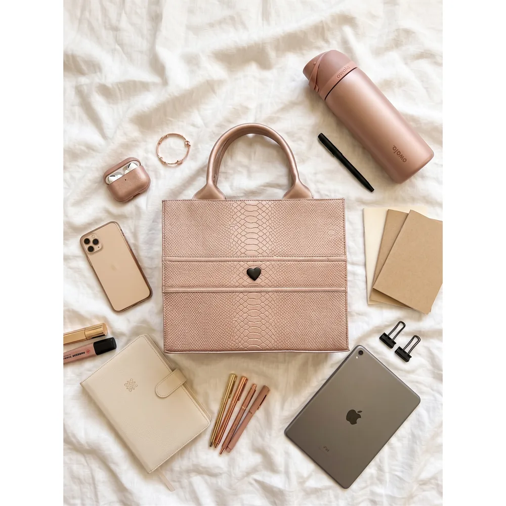 Temis Midi — bolsa personalizada con letras metálicas