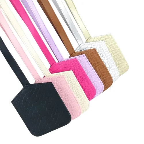 Bolsa Travel tag personalizada con letras metálicas